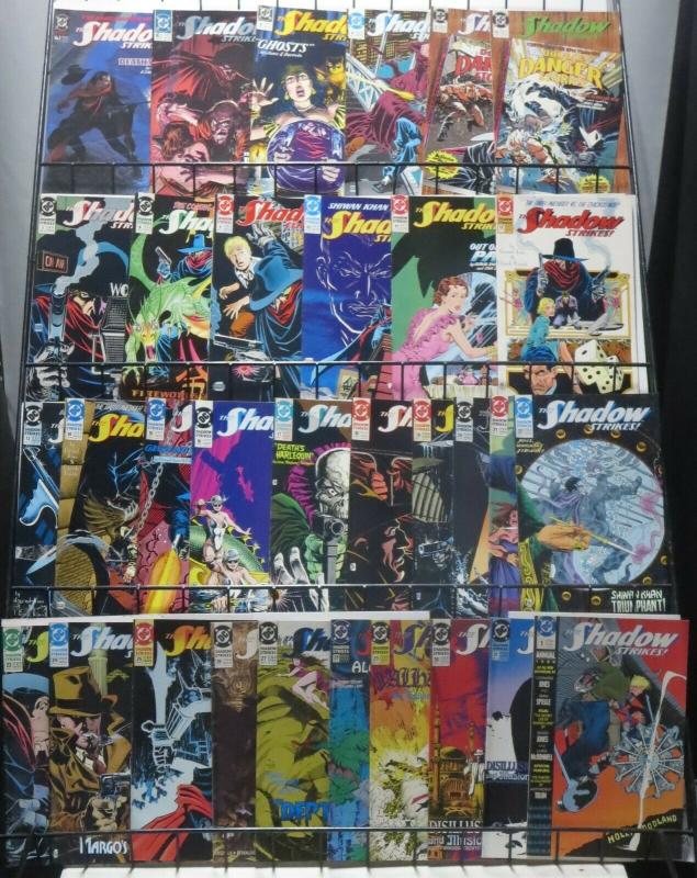 THE SHADOW STRIKES! (DC,1989) #1-31, Annual 1  COMPLETE! F/+ Doc Savage! Jones!