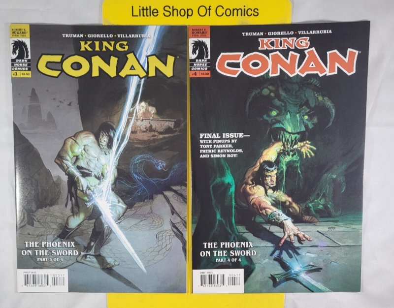 King Conan The Phoenix on the Sword #1 2 3 4 Complete 1-4 Set 2012 Dark Horse