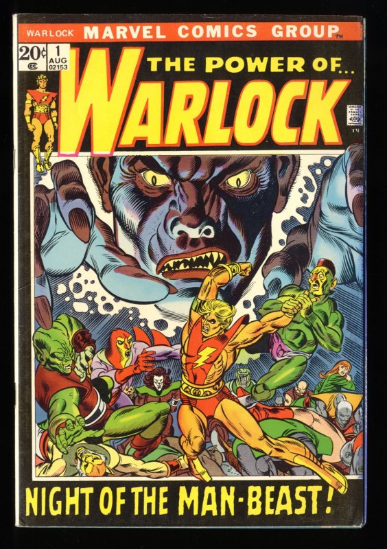 Warlock (1972) #1 FN+ 6.5 1st Soul Gem! Origin of Adam Warlock!