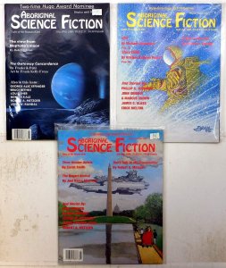 Aboriginal Science Fiction Vol. 4 Magazine Lot 3 #2, 4, 5 1990 Aboriginal Scienc