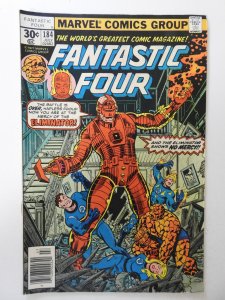 Fantastic Four #184 (1977) VG Cond cover and 1st wrap detached bottom staple