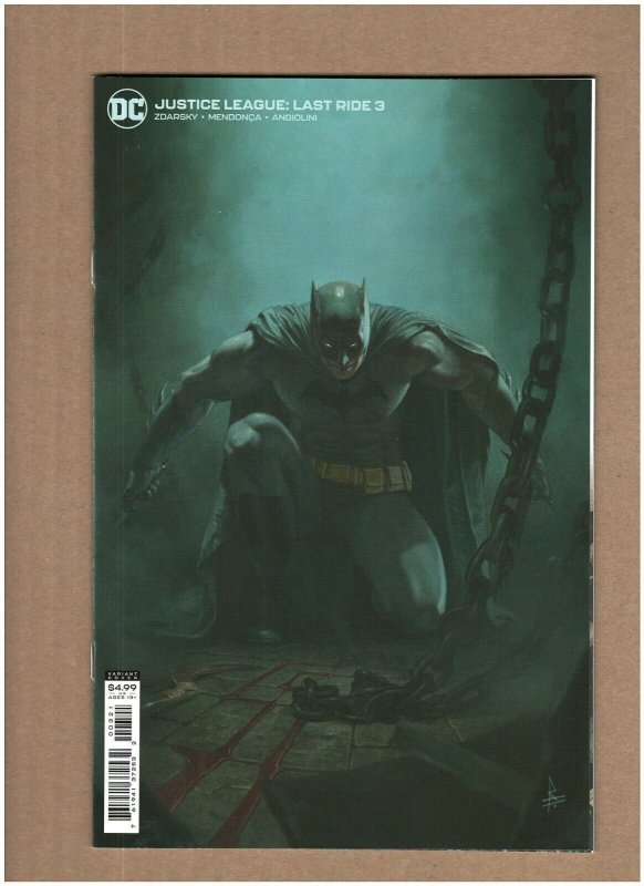 Justice League: Last Ride #3 DC Comics 2021 Cardstock Variant Batman NM- 9.2 