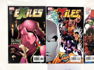 3 Exiles Marvel Comic Books # 81 82 83 Avengers Defenders Spiderman Thor 69 JS15