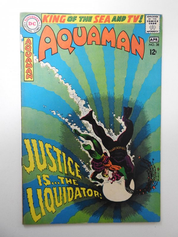 Aquaman #38  (1968) VG Condition! 3 centerfold wraps detached bottom staple