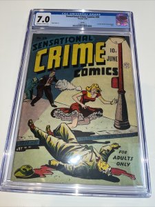 Sensational Crime Comics (1948) # 26 (CGC 7.0) Canada • Censys=3 Highest Graded