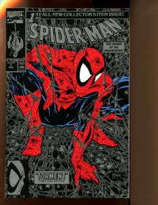 Spiderman #1 - 1st. Todd McFarlane Spider-Man Issue, Iconic Cover.  (9.2) 1990 