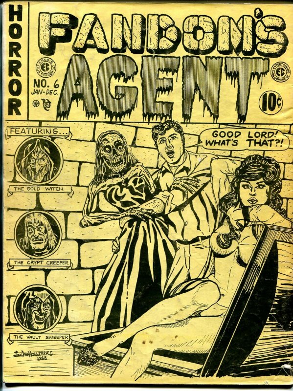 Fandom's Agent #7 1969-DC & Narvel info-reproduction Golden Age covers-EC-G