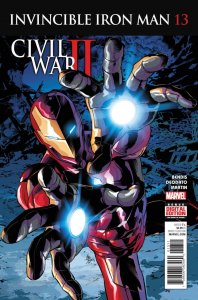 Invincible Iron Man (2015) #13 VF+ Civil War II Tie-In Mike Deodator Jr Cover