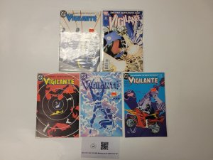 5 Vigilante DC Comic Books #4 22 23 24 26 29 TJ17