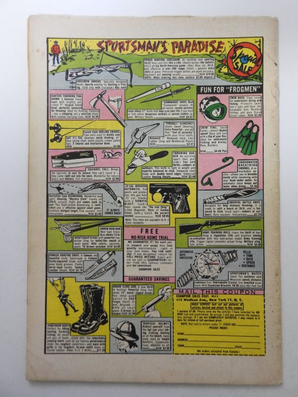 Red Mask #42 (1954) W/The Ghost Rider!! Beautiful VG+ Condition!