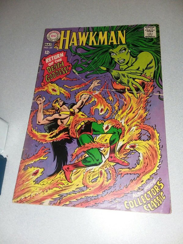 HAWKMAN #25 dc comics 1968 silver age collectors classic golden moldoff reprint