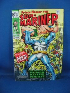 SUB MARINER 23 VF-  1970 MARVEL