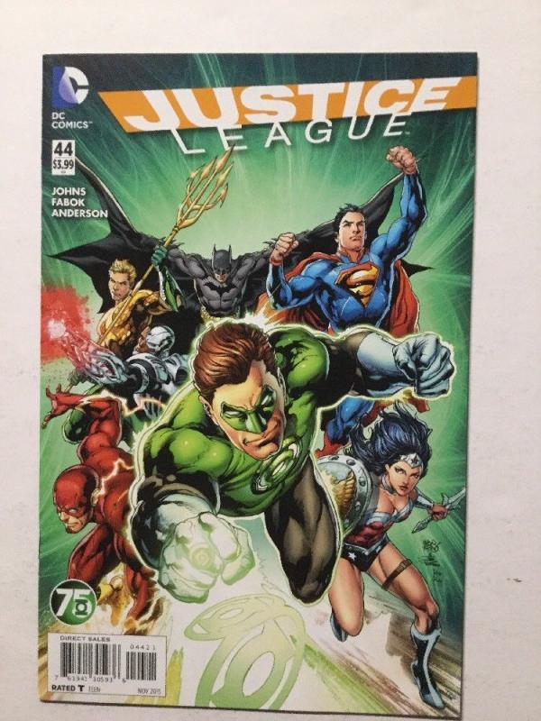 Justice League 44  Variant New 52 DC Comics Nm Near Mint