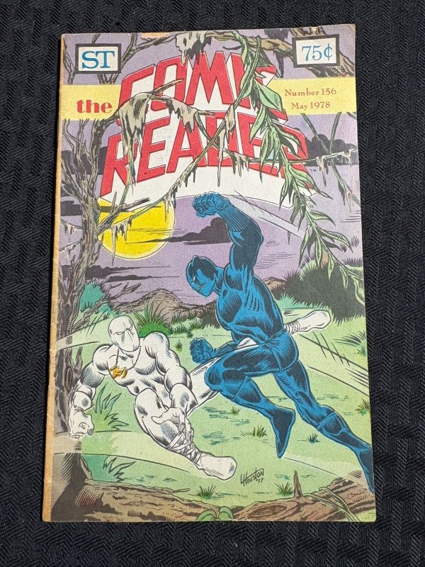 1978 THE COMIC READER Fanzine #156 FN+ 6.5 Black Panther vs White Tiger