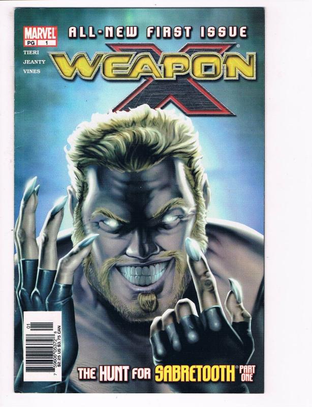 Weapon X # 1 VF/NM Marvel Comics Wolverine X-Men Cyclops Magneto Sabretooth S80