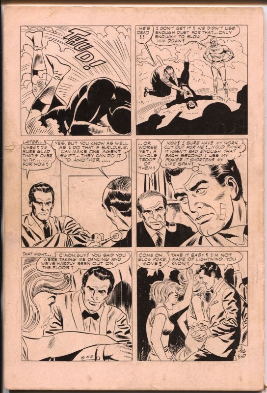 THUNDER Agents #19 1968-Tower Comics-Dynamo & Lightning-Wally Wood-FN-