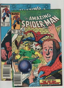 Amazing Spiderman #248 And #249 (1984, Marvel) Newsstand 