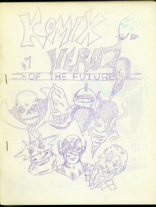 Komix Heroz of the Future #7 1965- Rare mimeo zine- Historic fanzine FN