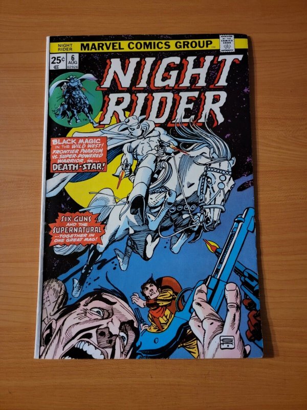 Night Rider #6 ~ VERY FINE - NEAR MINT NM ~ 1975 Marvel Comics