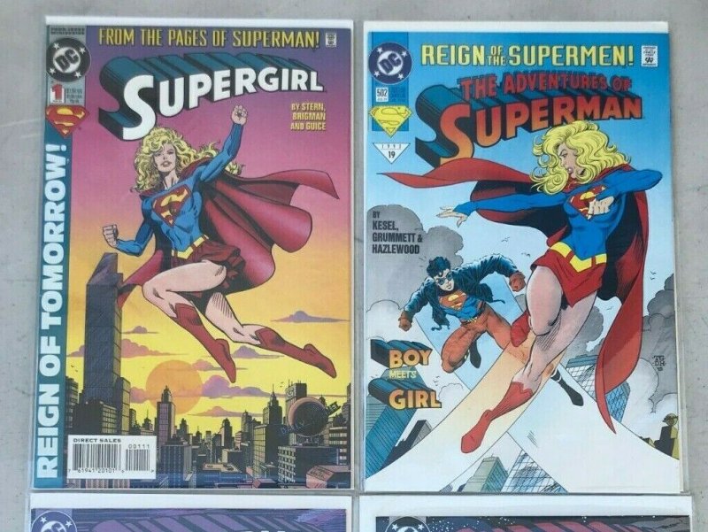 SUPERMAN/GIRL 4PC LOT (NM) SUPERMAN & ROBIN!! 1992-94