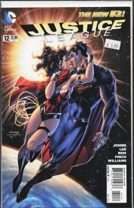 Justice League #12 Second Print Cover (2012) Justice League