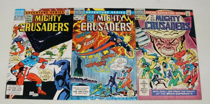 Mighty Crusaders #1-13 VF/NM complete series - red circle 1983 set archie comics