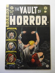 Vault of Horror #39 (1954) FN Condition! 2 1 in tears bc, stamp on 1st page