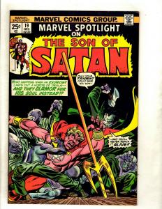 7 Marvel Spotlight Comic Books Feat. Son Of Satan # 13 14 15 16 17 18 19 RS1