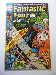 Fantastic Four #109 (1971) VG condition cf detached at 1 staple stain fc