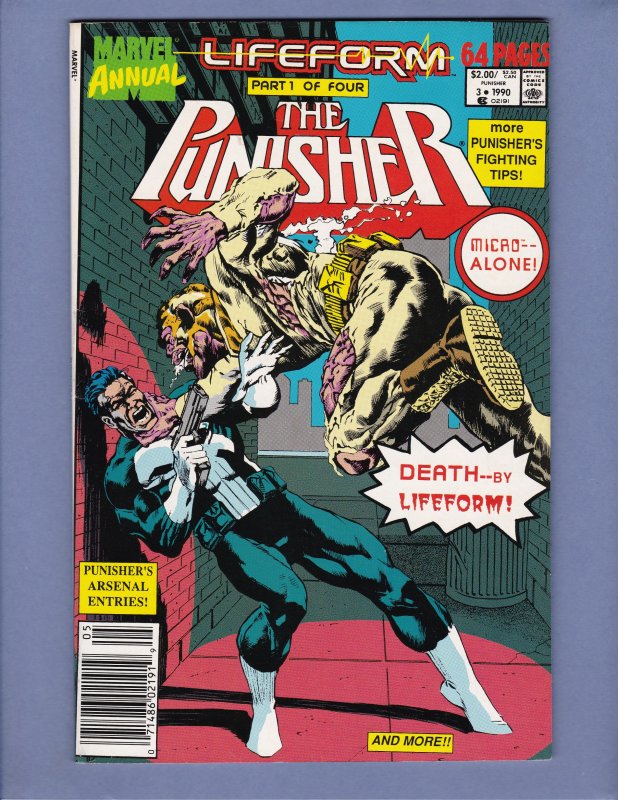 Punisher Annual #3 VF/NM Marvel 1990