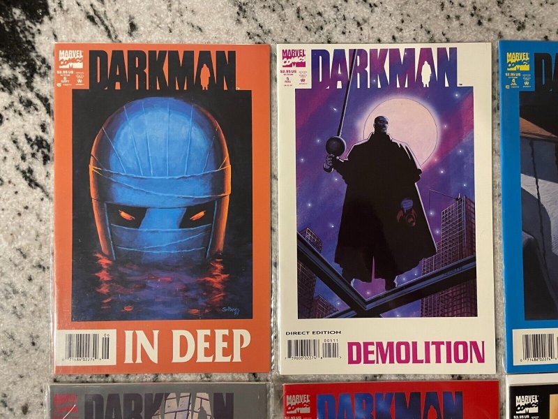 Lot Of 6 Darkman Marvel Comic Books # 1 2 3 4 5 6 NM 1st Prints Madness 70 J801 