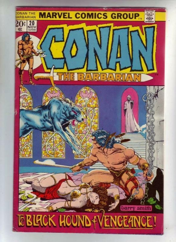 Conan the Barbarian #20 (Nov-72) FN+ Mid-High-Grade Conan the Barbarian