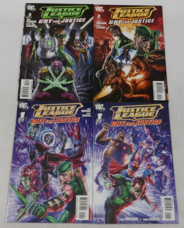 Justice League: Cry for Justice #1-7 VF/NM complete series + variant ; DC (AC02)