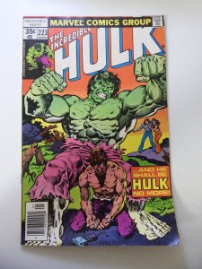 The incredible Hulk #223 VG Condition