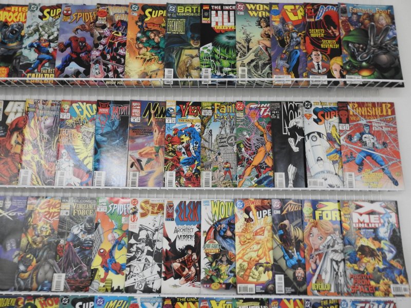 Huge Lot 190+ Comics W/ Venom, Ghost Rider, Spider-Man, Flash+ Avg Fine Cond!!
