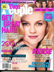 Teen People 10/2005-Reese Witherspoon-Star Confessions-STD's-FN/VF