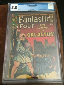 FANTASTIC FOUR #48 - CGC 3.0 GD/VG 1ST SILVER SURFER/GALACTUS - SILVER AGE KEY 