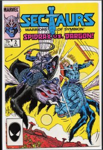 Sectaurs #2 Direct Edition (1985) Spidrax
