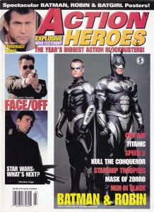 Action Heroes Magazine #1997 FN ; Starlog | 3 '97 Batman & Robin With Posters