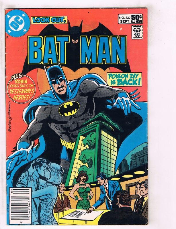 Batman # 339 VG DC Comic Book Joker Robin Catwoman Two-Face Gotham Penguin J125