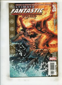 ULTIMATE FANTASTIC FOUR #26 (9.2) SIGNED BY GREG LAND!! 2005