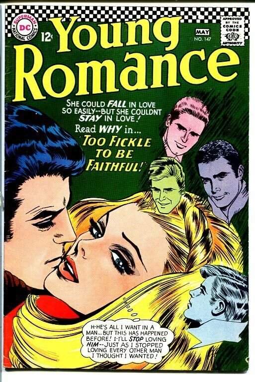 YOUNG ROMANCE #147 1967-DC ROMANCE-FN FN