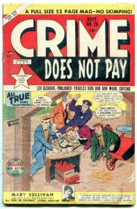 Crime Does Not Pay #79 1949- Golden Age- Fred Guardineer G