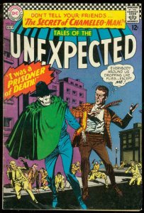 TALES OF THE UNEXPECTED #95 1966-DC-SCI FI --GREEN GLOB VG