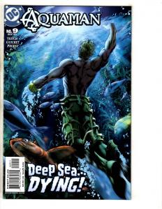 Lot Of 10 Aquaman DC Comic Books # 1 2 3 4 5 6 7 8 9 10 Superman Batman CR15