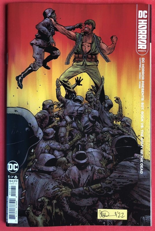 DC Horror Sgt Rock vs The Army of the Dead #1 Charlie Adlard 1:25 Variant Cover 