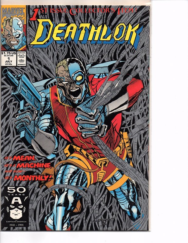 Marvel Comics Deathlok #1 Dwayne McDuffie NM Denys Cowan