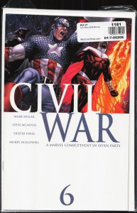 Civil War #6 (2006) Captain America
