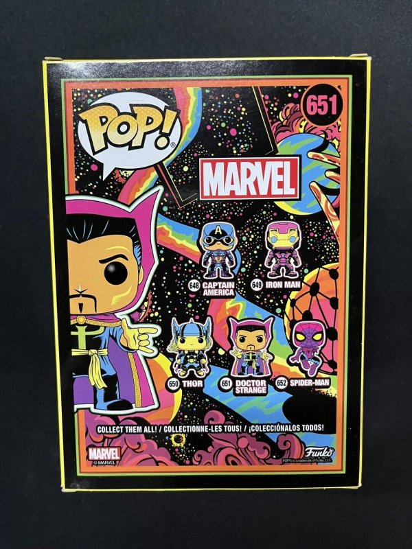Funko Pop! Doctor Strange Black Light Special Edition #651