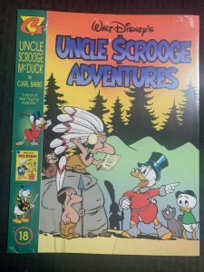 1980's UNCLE SCROOGE ADVENTURES Gladstone #18 by Carl Barks SEALED with Card